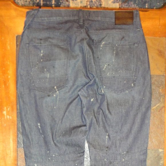 HUDSON Men's Blinder V2 Biker Denim Paint Splatter Skinny Jeans Size 32 x 36 - Picture 4 of 12